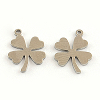 Kleeblatt-Anhänger aus Edelstahl 304 STAS-S038