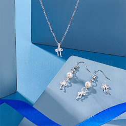 4 Stück 925 Sterlingsilber-Schleifenanhänger&nbsp;STER-PH0003-40