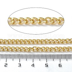Chaînes gourmettes à facettes taillées au diamant en aluminium d'oxydation&nbsp;CHA-H001-17KCG