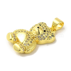 Ottone micro spianare pendenti zirconi&nbsp;KK-Z042-30G-05