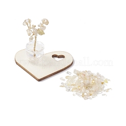 Autres éclats de quartz naturels décorations d'arbre de vie&nbsp;AJEW-JD00014-04