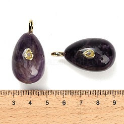 Pendentifs en améthyste naturelle&nbsp;GG-CBA4625-02G-05