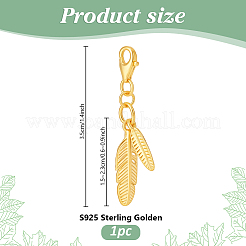 925 pendentif décoratif en argent sterling&nbsp;HJEW-PH02133