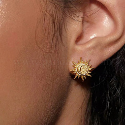 Boucles d'oreilles puces en acier inoxydable 304&nbsp;BE2917-1