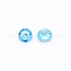Cabochons en acrylique transparent avec strass&nbsp;TACR-WH0013-02A