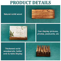 Présentoirs pour marque-places en bois de pin&nbsp;ODIS-WH0025-185A