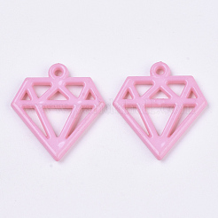 Pendentifs acryliques opaques&nbsp;X-SACR-N008-009