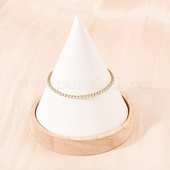 Pulseras de tenis para mujer en acero inoxidable 304 con micro pavé de circonitas cúbicas.&nbsp;BJEW-A146-01G