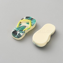 Cabochons en résine opaque&nbsp;RESI-WH0035-75E