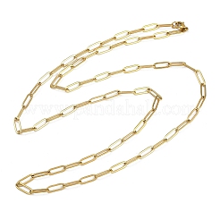 Collares de cadena con clip de acero inoxidable 304&nbsp;NJEW-H072-01G