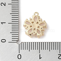 Breloques en laiton avec zircone cubique de micro pave&nbsp;KK-G491-26G-01