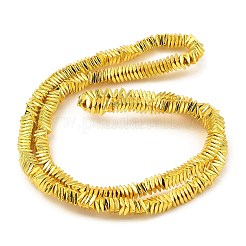 Fili di perline di ematite sintetica non magnetica elettrolitica&nbsp;G-E606-A01-G