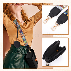 1 Geldbörse aus PU-Leder und 1 verstellbare Taschengurte aus Nylon im Boho-Stil&nbsp;FIND-WR0010-16