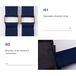 3 Stück Nylon-Rucksackgurte&nbsp;FIND-GN0001-20B