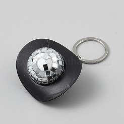 Porte-clés en plastique&nbsp;KEYC-WH0816-011P-B