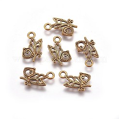 Tibetischer stil Aluminium Anhänger & Charms&nbsp;LS-TIBEP-A100603-G-LF