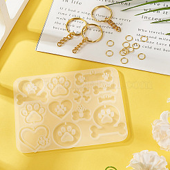 Stampi fai da te in silicone per portachiavi kit per la realizzazione di teschi&nbsp;DIY-TA0011-70