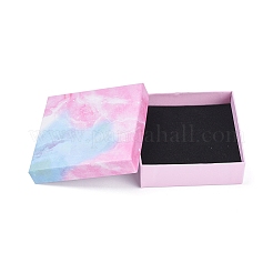 Mit Baumwolle gefüllte Geschenkbox aus Pappe Schmuckset-Boxen&nbsp;X1-CBOX-G018-E02