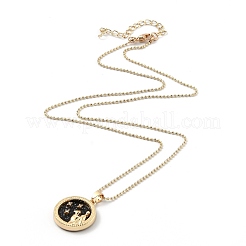 Collane del pendente del rhinestone della lega&nbsp;NJEW-H306-A05-G