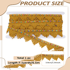 Geflochtenes Spitzenband aus Polyester&nbsp;OCOR-LP0002-06