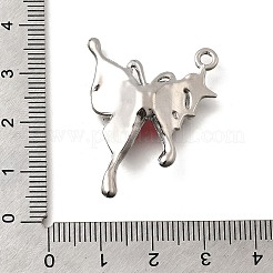 Legierung Glas-Anhänger&nbsp;FIND-D305-07P