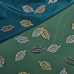 40 Stück 4 Farben Legierungsanhänger&nbsp;PALLOY-SZ0001-28
