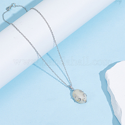 1 pièce 925 montures de cabochon pour pendentif en argent sterling&nbsp;STER-BC0004-43P
