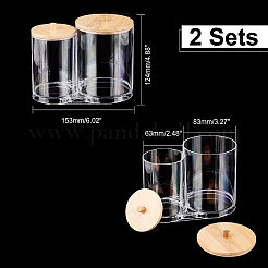 2 Stück Kunststoff mit Holzbehältern&nbsp;CON-NB0001-76