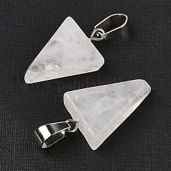Naturquarz Kristall Anhänger&nbsp;G-B127-04P-10