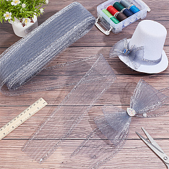 Tessuto a rete in poliestere&nbsp;DIY-WH0671-002B