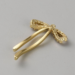 Pendentifs avec zircon cubiques à micro-pavés en laiton&nbsp;FIND-WH0817-162G-F