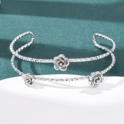 304 Edelstahl-Armreife für Damen&nbsp;BJEW-P377-03P