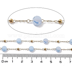 Ionenplattierung (IP) 304 Edelstahl handgefertigte Perlenkette&nbsp;CHS-K019-03G-05