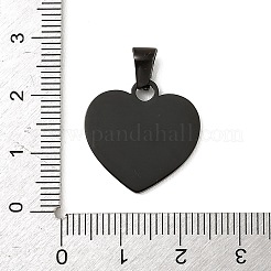 Pendentifs en acier inoxydable 304 pour la Saint-Valentin&nbsp;SA-E001-12EB