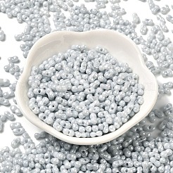 Colori opachi lustro perline di semi di vetro&nbsp;X1-SEED-B001-01A-09
