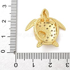 Colgante micropavé cubic zirconia de latón&nbsp;KK-S511-07G