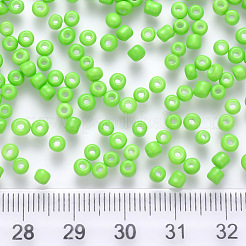 6/0 Backfarbe Glas runde Saatperlen&nbsp;SEED-S036-01C-16