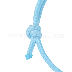 Coreano poliestere cavo di realizzazione di braccialetti cerato&nbsp;AJEW-JB00011