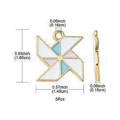 Pendente smaltati in lega&nbsp;ENAM-YW0002-19