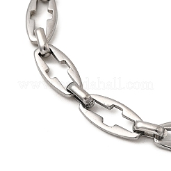 Bracelets à chaîne creuse en acier inoxydable 304 pour femmes&nbsp;BJEW-JB12294-01