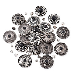 9 Stil Legierung dekorative Nieten&nbsp;BUTT-SW0001-05