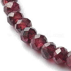 Natürliche Granat Perlenarmbänder&nbsp;BJEW-JB06384-01