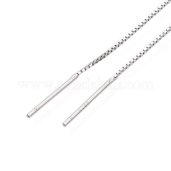Estensori per catena in argento sterling anti-ossidazione placcati in rodio 925&nbsp;STER-N016-08P