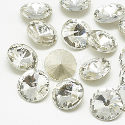 Torna a punta cabochon strass vetro&nbsp;RGLA-T086-16mm