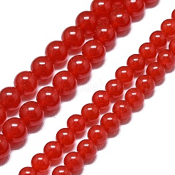 Chapelets de perles en jade de malaisie naturelle&nbsp;G-L645-C01-12mm-16