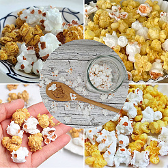 60 Stück undurchsichtige Harz-Decoden-Cabochons&nbsp;RESI-SC0006-13
