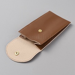 Rechteckige Aufbewahrungstasche für eine einzelne Uhr aus Kunstleder&nbsp;ABAG-WH0044-45G