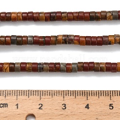Natürliche Picasso Jaspis/polychrome Jaspis Perlen Stränge&nbsp;G-Z110-A20-2x4mm