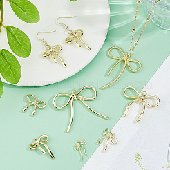 42 Stück 7 Stile Bowknot Legierung Anhänger&nbsp;FIND-DC0007-72B