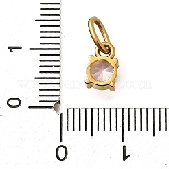 Strass-Anhänger aus Edelstahl 304&nbsp;STAS-M109-06G